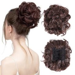 8Pcs Womens Messy Curly Natural Bun