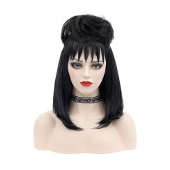 Black Role Play Wigs for Halloween